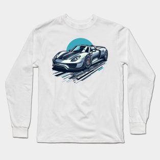 Porsche 918 Spyder Long Sleeve T-Shirt